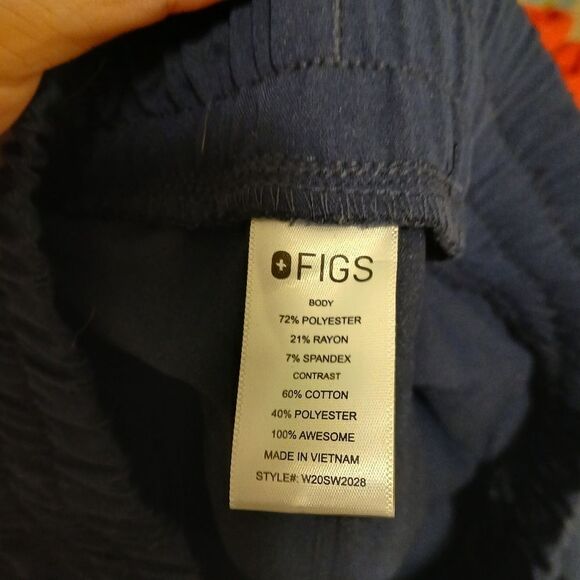 Figs Navy Jogger Pants Sz.S - Picture 3 of 6